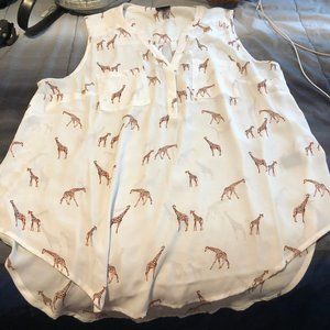 TORRID x HARPER GIRAFEE BLOUSE